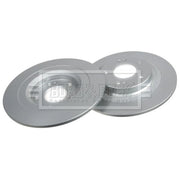 Borg & Beck 2 x Solid Rear Brake Discs BBD5396