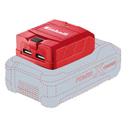 Einhell TE-CP 18 Li USB-Solo Power X-Change Battery Adaptor 18V Li-ion - 4514120
