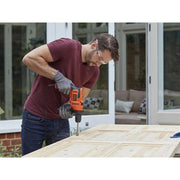 Black + Decker BEH200 Electric Hammer Drill 500W 240V - BEH200-GB