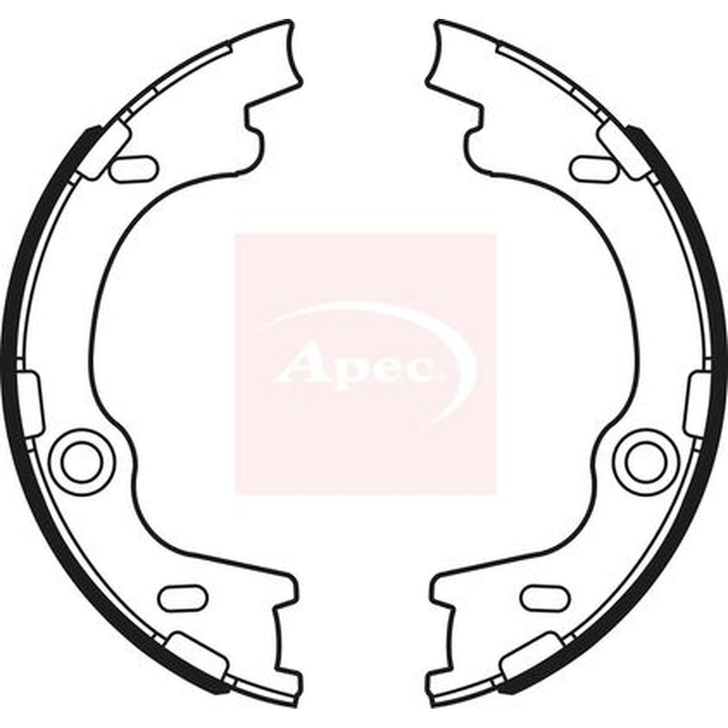 Apec Parking Brake Shoe Set SHU747