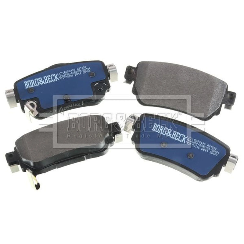 Borg & Beck 4 x Rear Brake Pad Set BBP2498