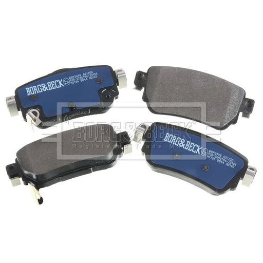 Borg & Beck 4 x Rear Brake Pad Set BBP2498