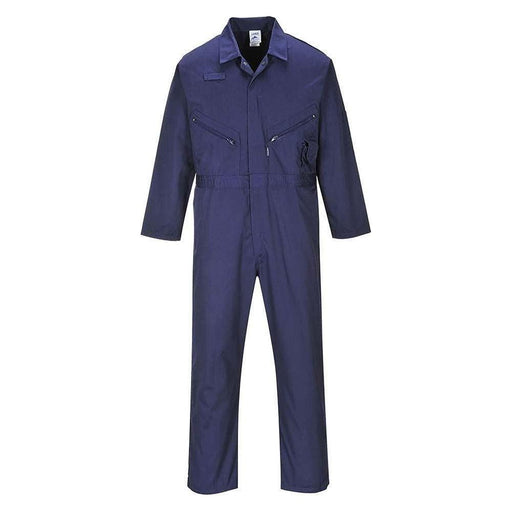 Portwest Polycotton Zip Coverall - Navy - X Large (Tall) Portwest  - Town Parts