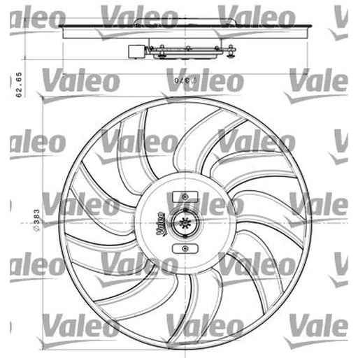 Valeo Engine Cooling Fan 696350