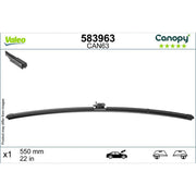 Valeo Passenger Side Wiper Blades 583963