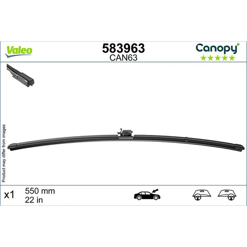 Valeo Passenger Side Wiper Blades 583963