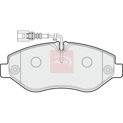 Apec Front Brake Pad Set PAD1571