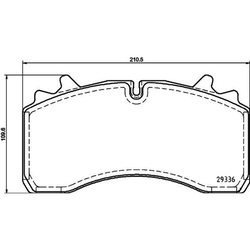 DON Brake Pad Set CVP040K