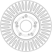 Borg & Beck 2 x Vented Front Brake Discs BBD5489