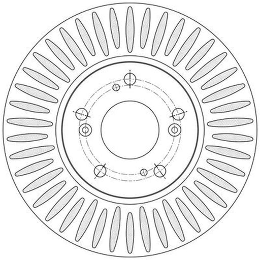 Borg & Beck 2 x Vented Front Brake Discs BBD5489