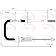 Apec Handbrake Cable Left Rear CAB1570