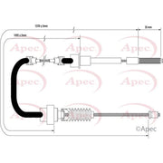 Apec Handbrake Cable Left Rear CAB1570