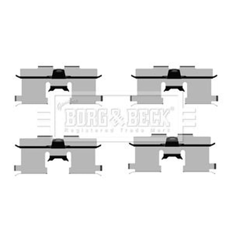 Borg & Beck Brake Pad Accessory Fitting Kit Rear BBK1314