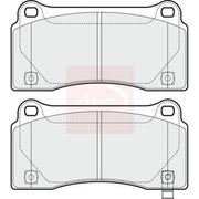 Apec Rear Brake Pad Set PAD1746