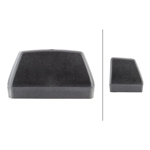 Hella Outline Marker Lamp White Black 2PF Rear Fitting 2PF 003 389-037 98103732