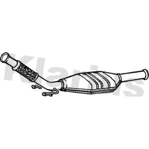 Klarius Catalyst Type Approved With Pipe Front 322899
