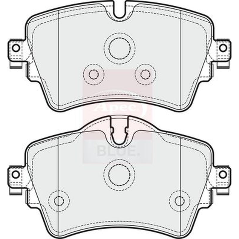 Apec Front Brake Pad Set PD3759