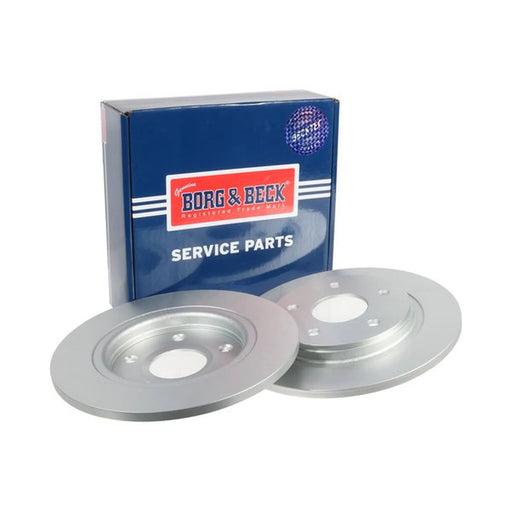 Borg & Beck 2 x Rear Brake Discs BBD5192