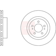 Apec 2 x Vented Front Brake Discs DSK2914