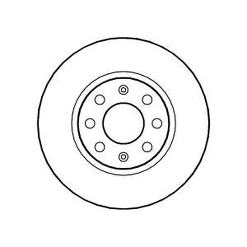 Abtex 2 x Vented Front Brake Discs BD1326V