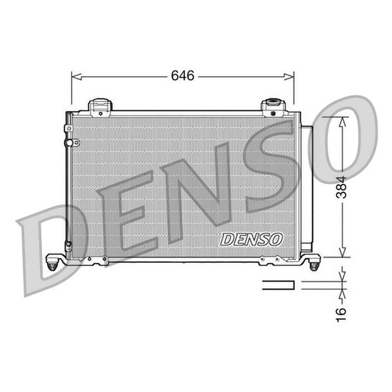 Denso Air Conditioning Condenser DCN50026