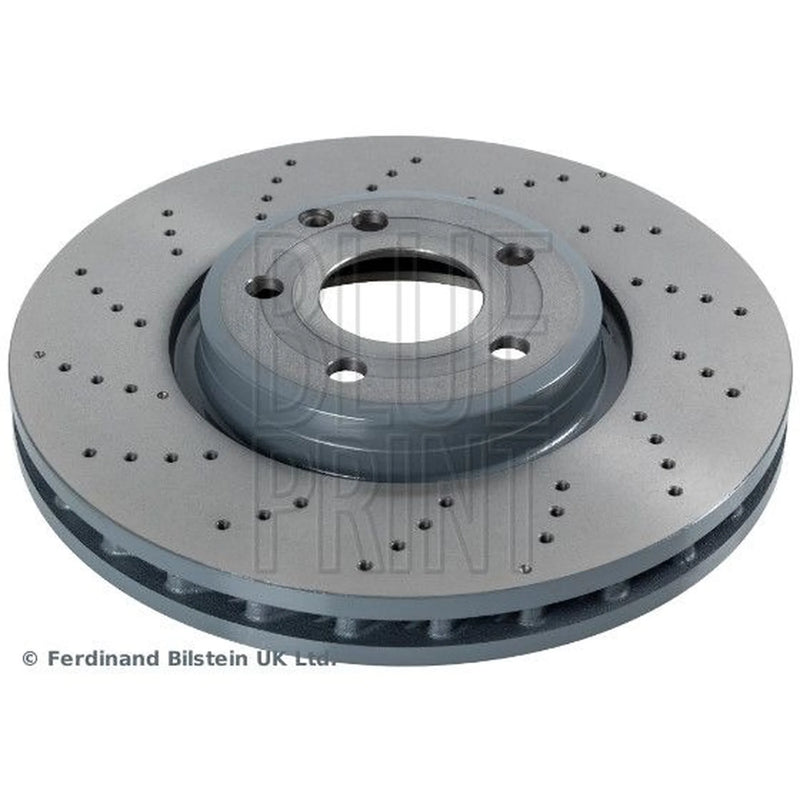 Blue Print 2 x Perforated/Vented Front Brake Discs ADU1743111