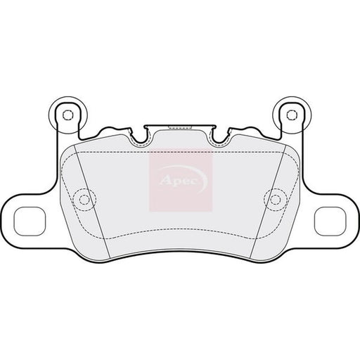Apec Rear Brake Pad Set PAD2128
