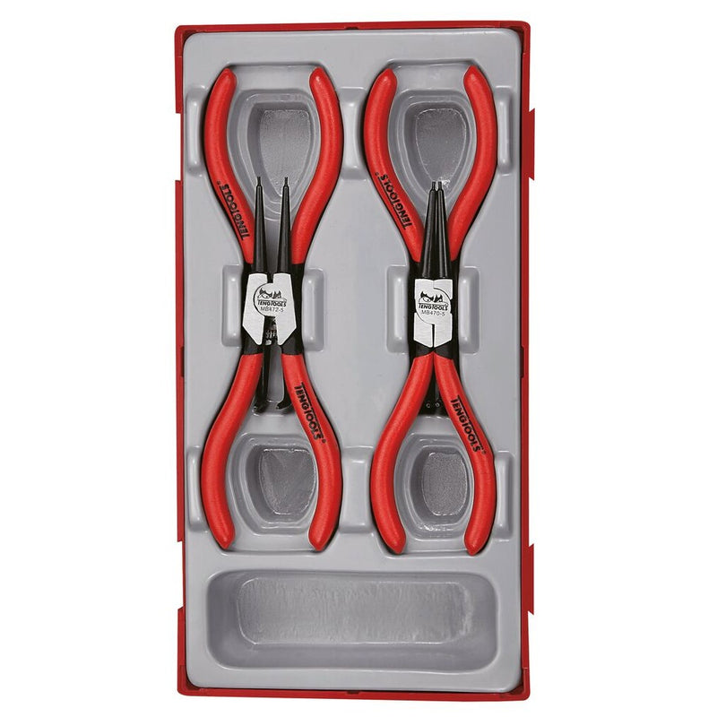 Teng Tools Circlip Plier Set TT1 12-25 mm 4 Pieces