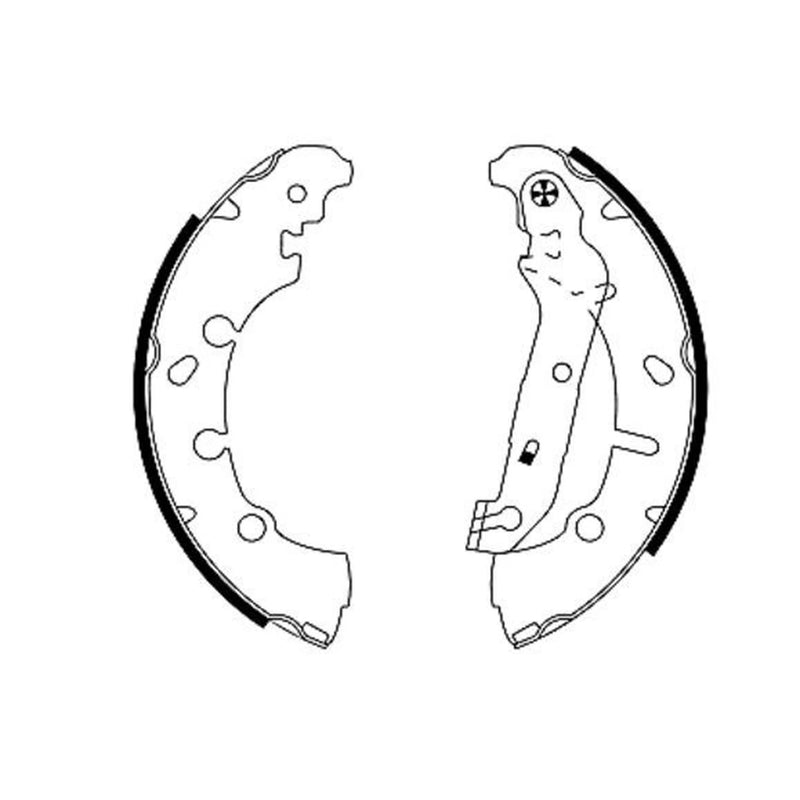 Textar Brake Shoe Set Axle Kit 91057300