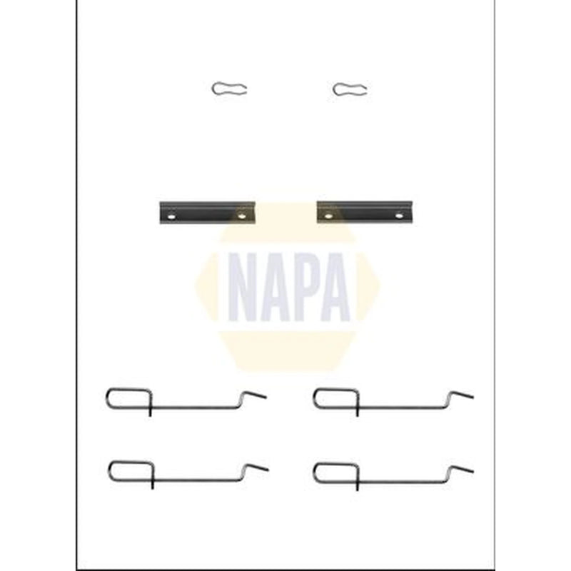 NAPA Brake Pad Accessory Fitting Kit Rear NFK1317