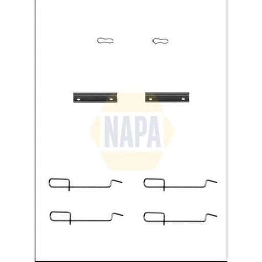 NAPA Brake Pad Accessory Fitting Kit Rear NFK1317