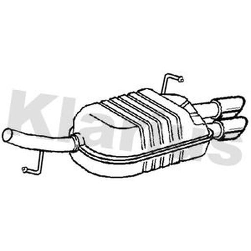 Klarius Box With Tail Pipe Rear BM990P