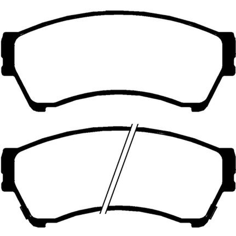 Abtex Front Brake Pad Set PLU2029