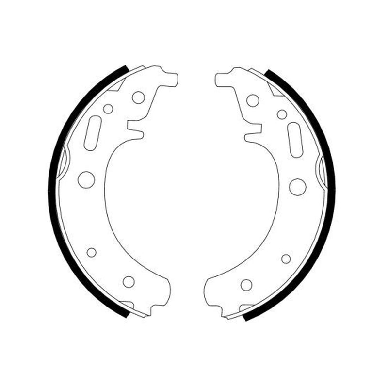 Textar Brake Shoe Set Axle Kit 91042900