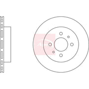 Apec 2 x Vented Front Brake Discs DSK2237