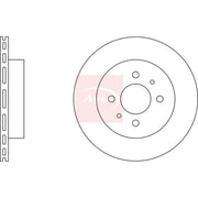 Apec 2 x Vented Front Brake Discs DSK2237
