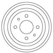 Abtex Brake Drum Assembly Rear BDM929