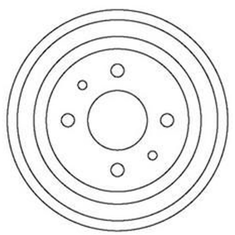 Abtex Brake Drum Assembly Rear BDM929