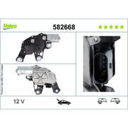 Valeo Front/Rear Wiper Motor Rear 582668