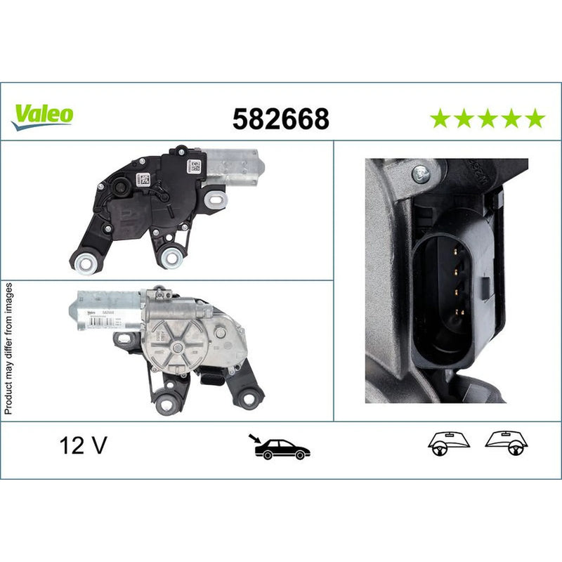 Valeo Front/Rear Wiper Motor Rear 582668