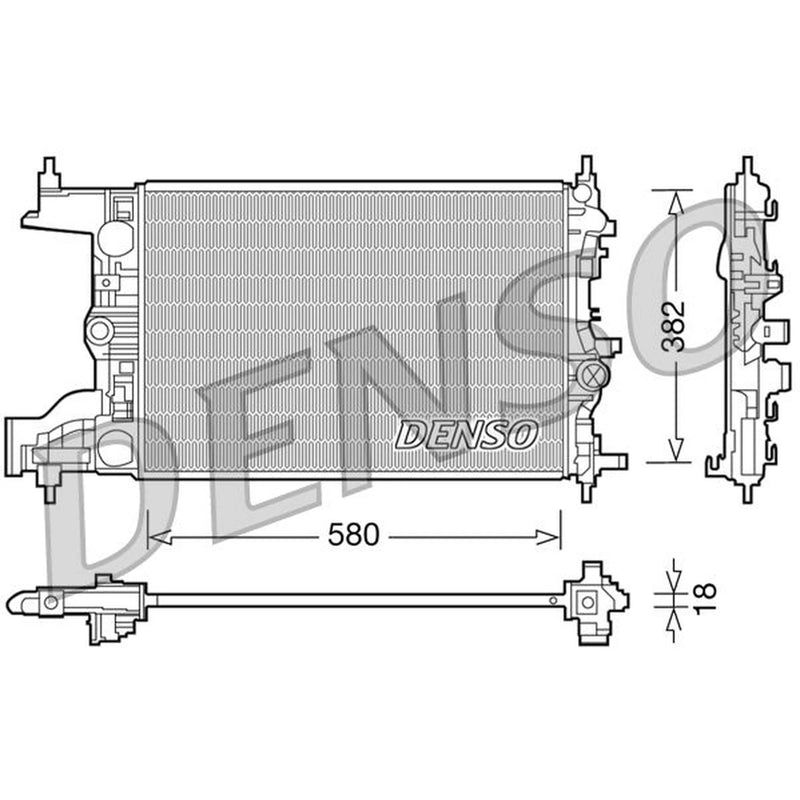 Denso Engine Radiator DRM20094