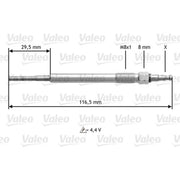 Valeo Diesel Engine Glow Plug 345147