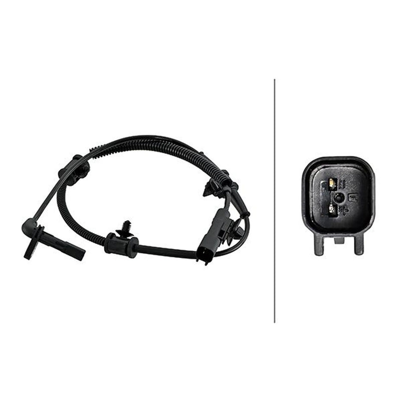 Hella ABS Wheel Speed Sensor Front 6PU 230 048-161