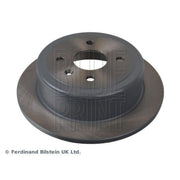 Blue Print 2 x Solid Rear Brake Discs ADG04326