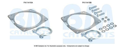 BM Catalysts FK11415A Soot/Particulate Filter Mounting Kit Fits Citroen Peugeot BM - Town Parts