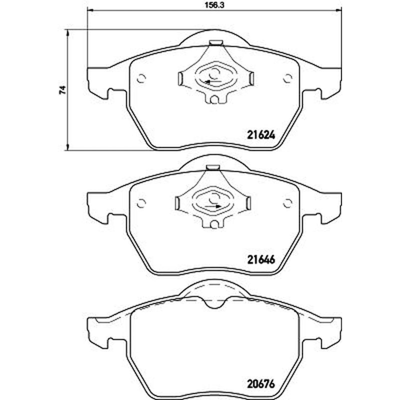 Mintex Front Brake Pad Set MDB2353