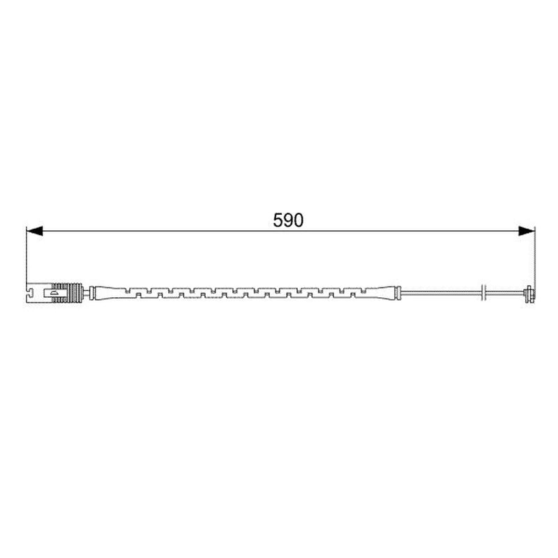 Bosch Brake Pad Wear Sensor Front 1 987 473 042