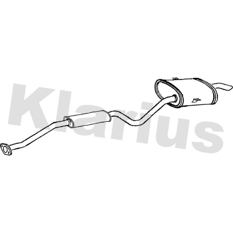 Klarius Box With Tail Pipe Rear TY513H