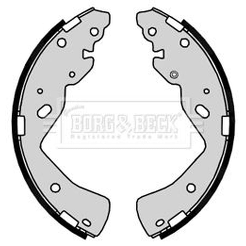 Borg & Beck Brake Shoe Set Axle Kit BBS6453