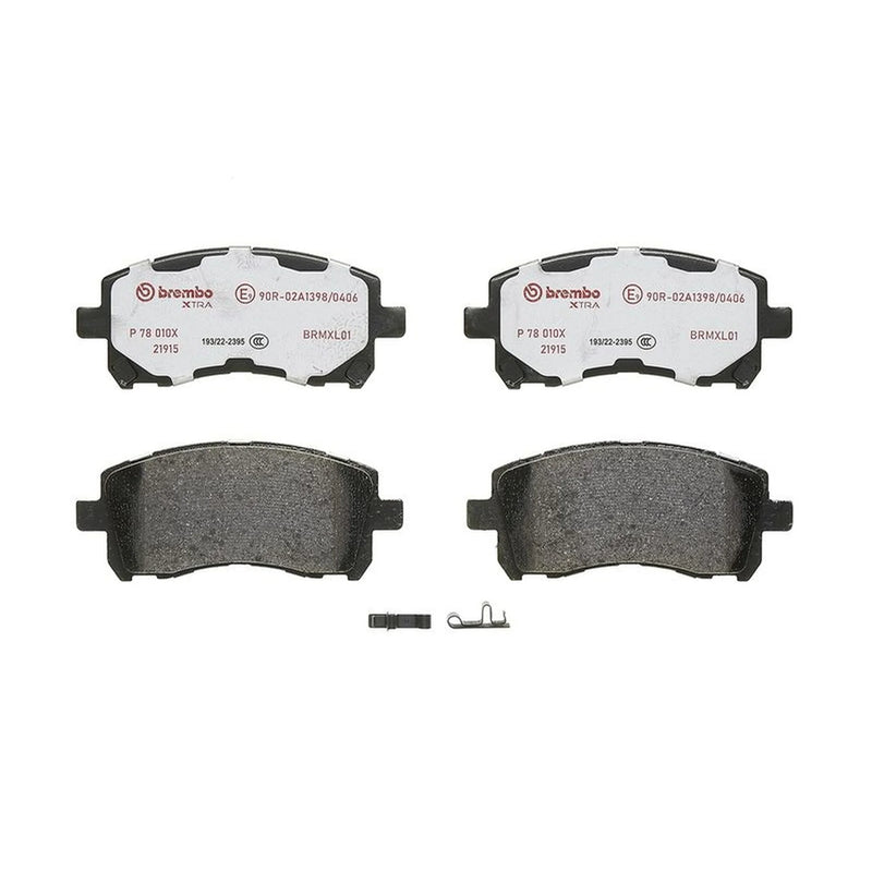 Brembo 4 x Front Brake Pad Set P78010X